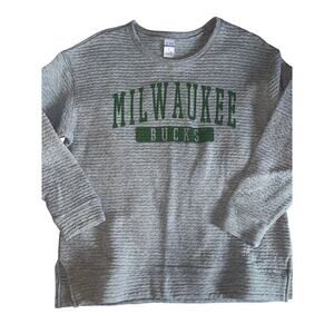 MILWAUKEE BUCKS NBA BASKETBALL sweatshirt top size Medium M